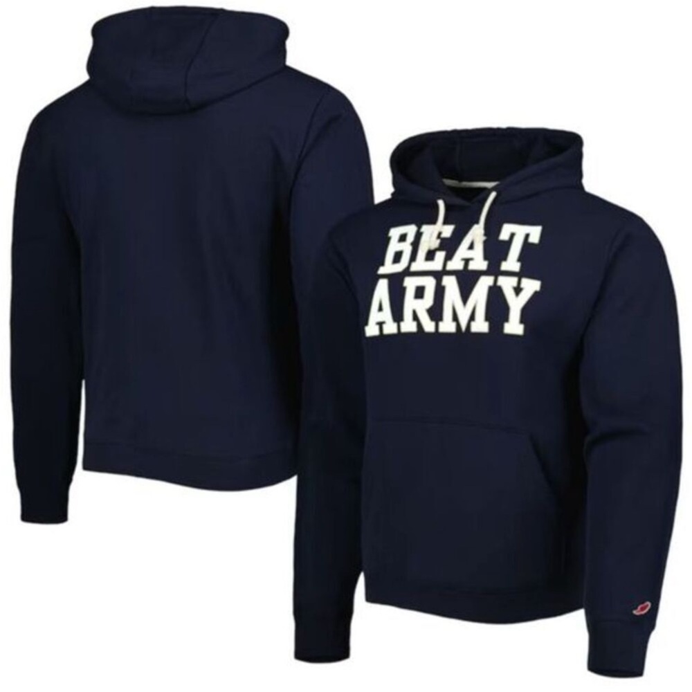 League Men’s Very Dark Blue Fleece Hoodie 2XL